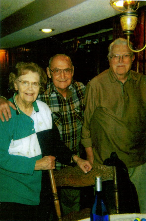 Olga Stinnett with husband and George Zebrun